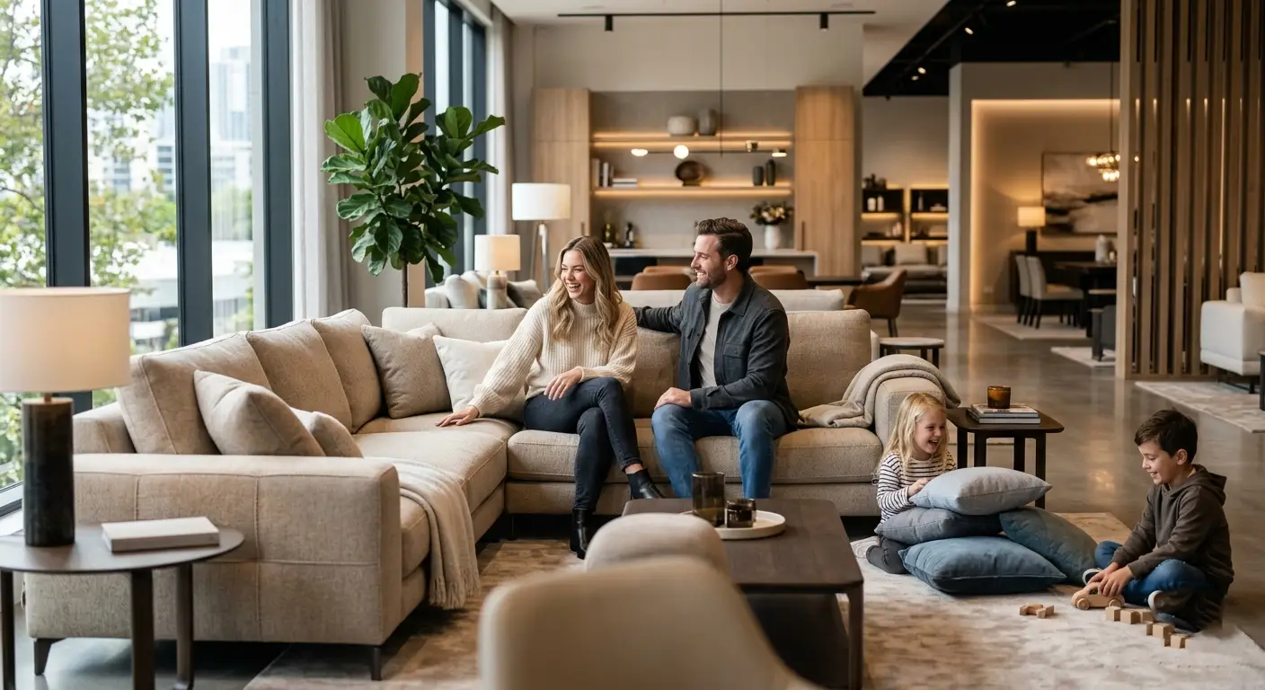 divan per familje